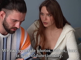 Stepmother caught me with her AI nudes. She get horny and let me fuck her