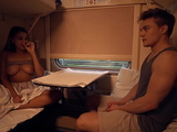 One Way Ticket: Blonde Cums to Train Vibration